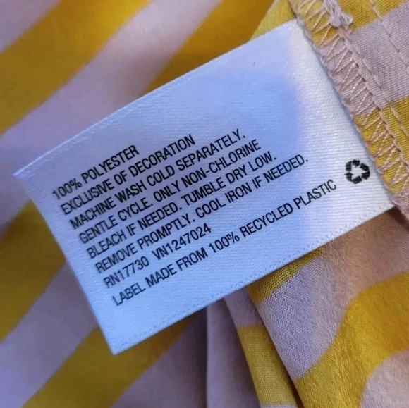 Jason Wu for Target Striped Button Down Pleated Details Shift Dress(XS) - Picture 12 of 12